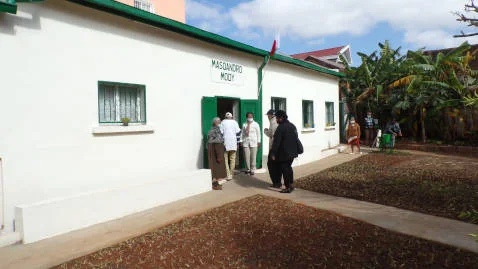 Le centre de l’association à Fenomanana Mahazoarivo, Antananarivo